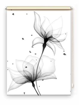 Rollo Lule duo grey, Rollo, Motivrollo, Rollo mit Druck, Fotorollo, bedrucktes Rollo, Fensterrollo,verdunkelndes Rollo, Sonnenschutz Rollo
